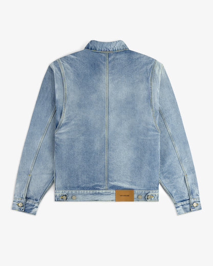 Aimé Leon Dore Discount - Denim Trucker Jacket Evening blue
