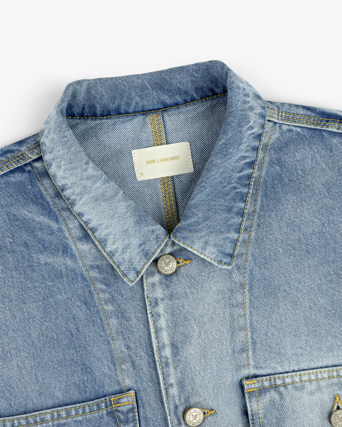 Aimé Leon Dore Discount - Denim Trucker Jacket Evening blue