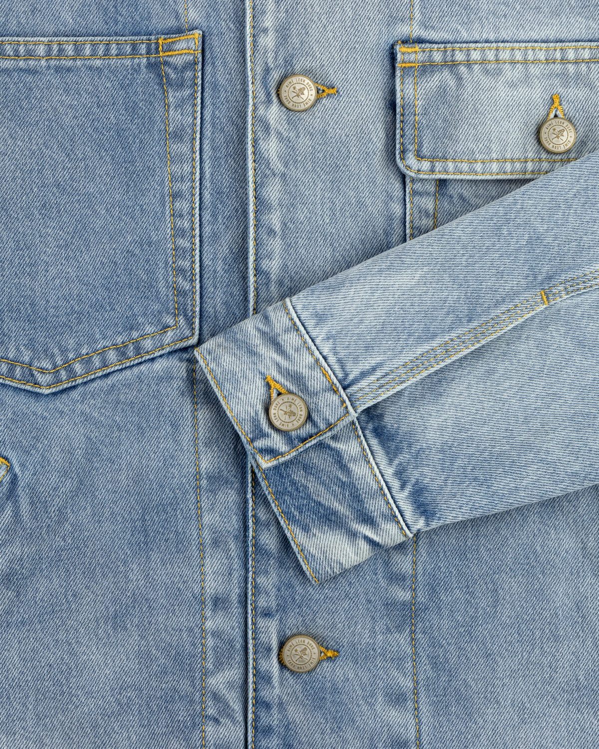 Aimé Leon Dore Discount - Denim Trucker Jacket Evening blue