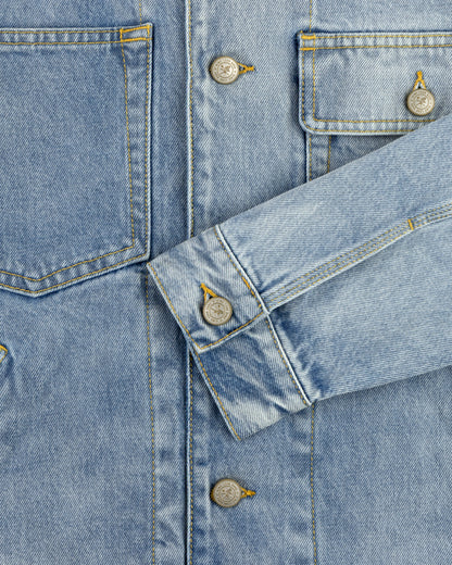 Aimé Leon Dore Discount - Denim Trucker Jacket Evening blue