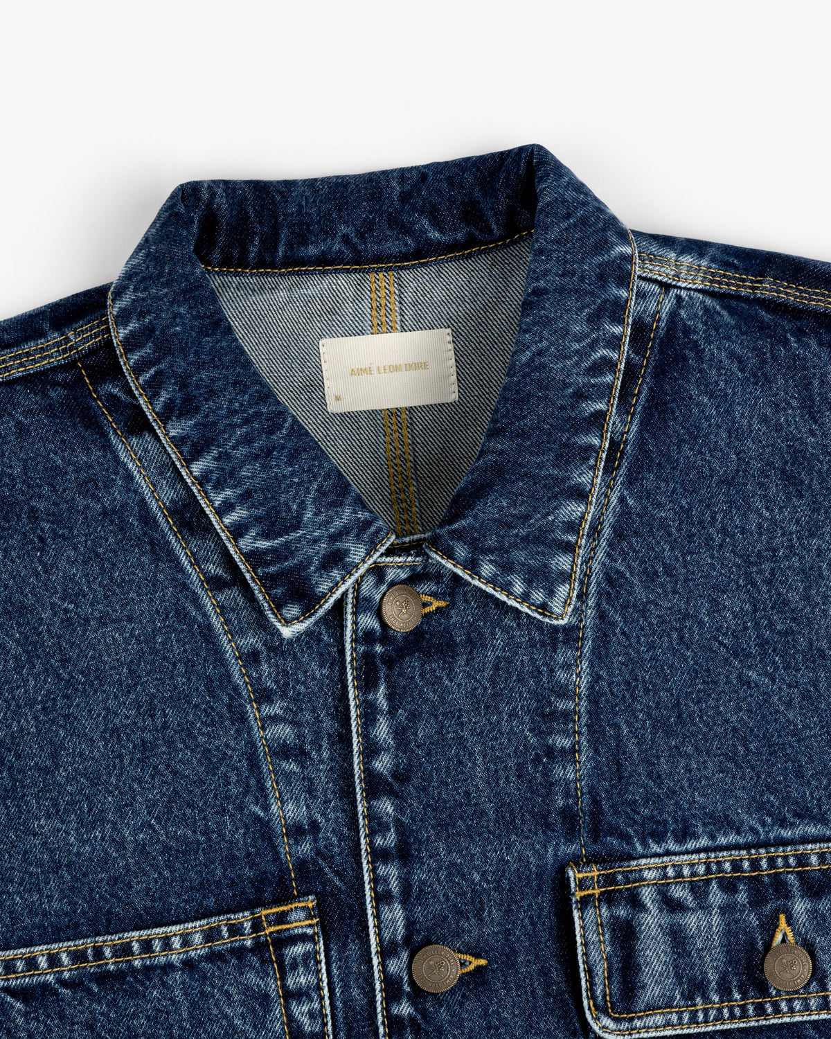 Aimé Leon Dore Premium - Denim Trucker Jacket Evening blue