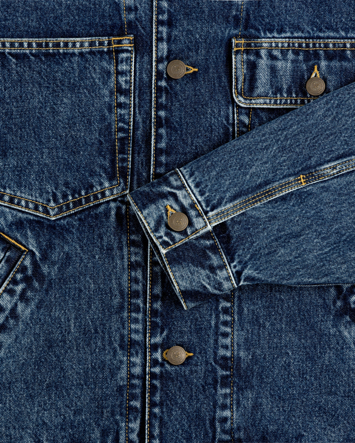 Aimé Leon Dore Premium - Denim Trucker Jacket Evening blue