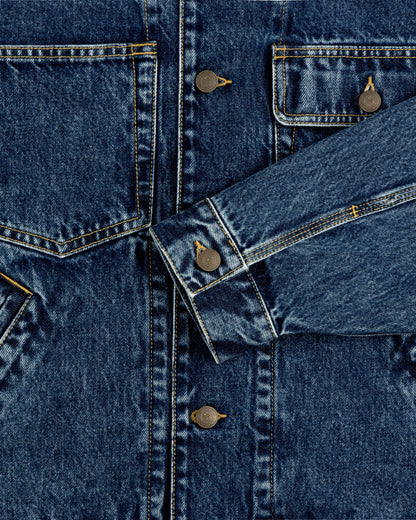 Aimé Leon Dore Premium - Denim Trucker Jacket Evening blue