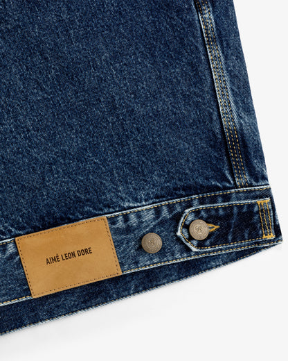 Aimé Leon Dore Premium - Denim Trucker Jacket Evening blue