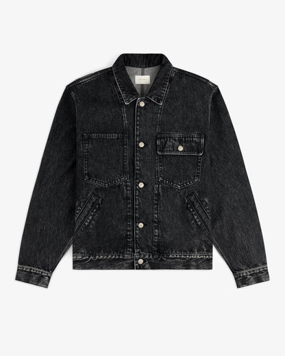 Aimé Leon Dore Discount - Denim Trucker Jacket Evening blue