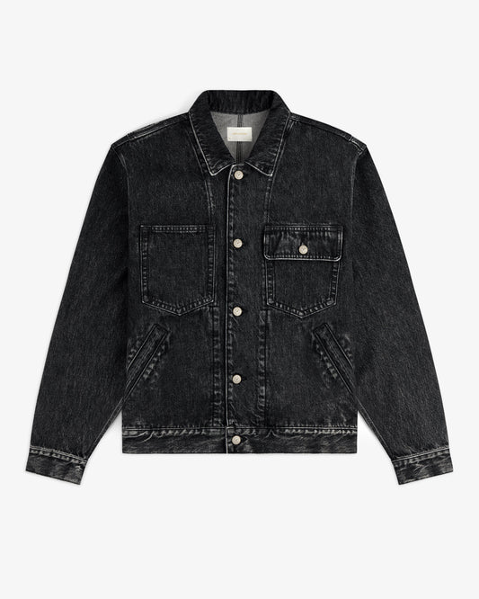 Aimé Leon Dore Discount - Denim Trucker Jacket Evening blue