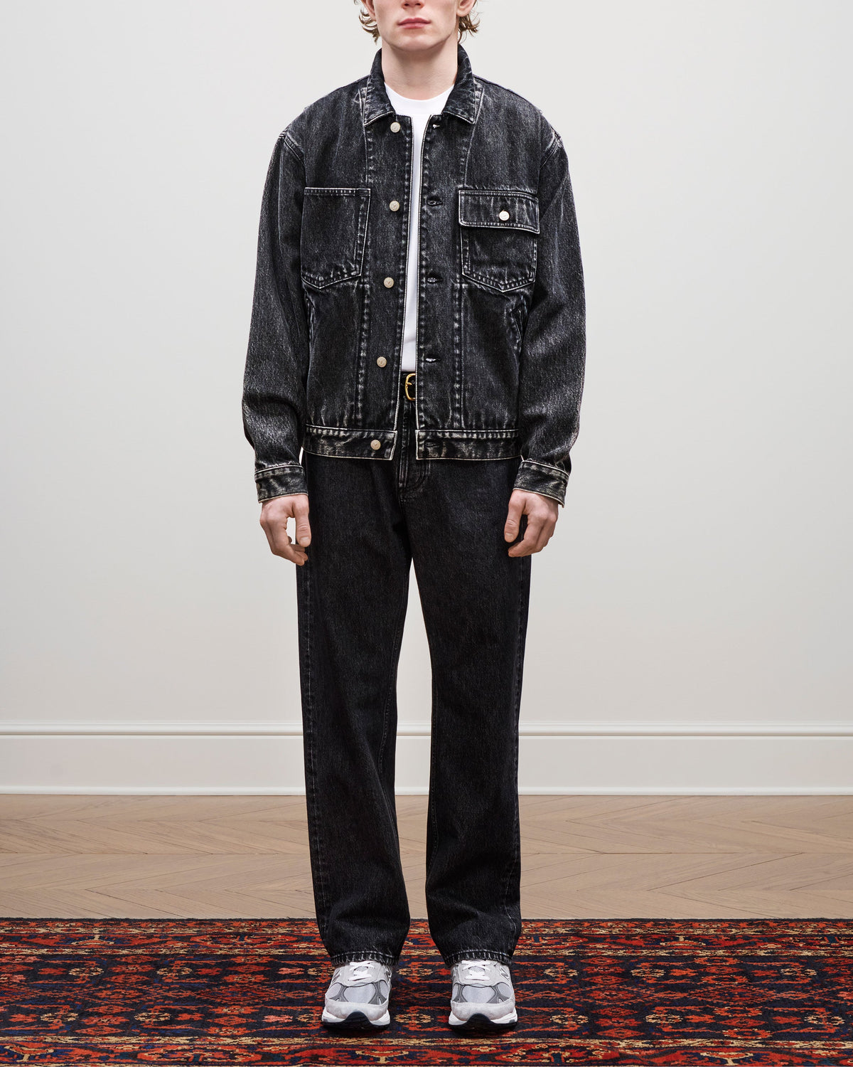 Aimé Leon Dore Discount - Denim Trucker Jacket Evening blue