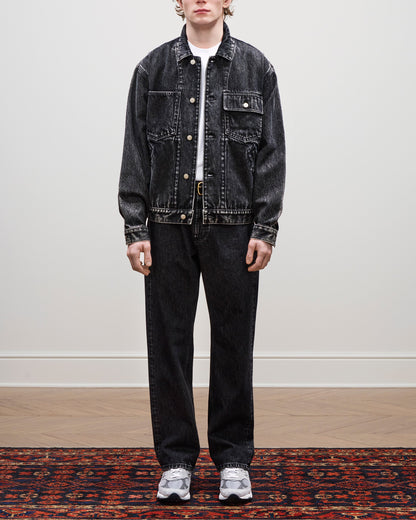 Aimé Leon Dore Discount - Denim Trucker Jacket Evening blue