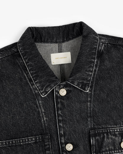 Aimé Leon Dore Discount - Denim Trucker Jacket Evening blue
