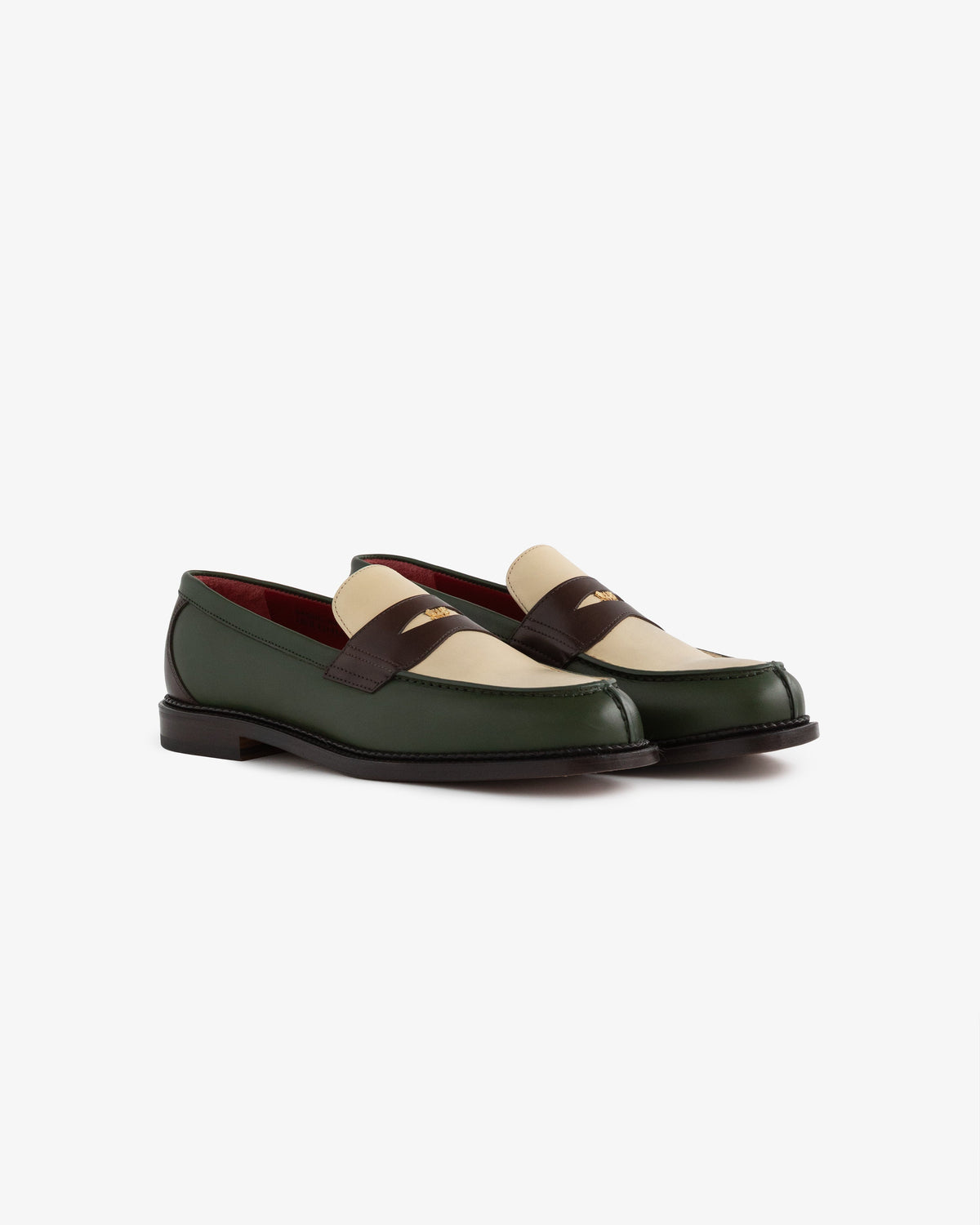Aimé Leon Dore Premium - Queens Crest Loafer Green multi