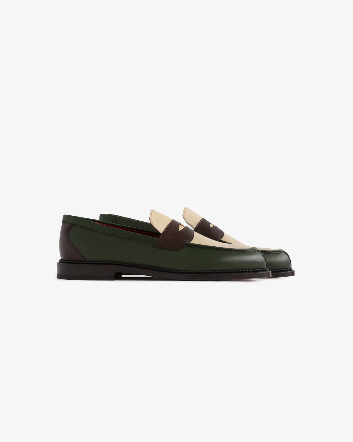 Aimé Leon Dore Premium - Queens Crest Loafer Green multi