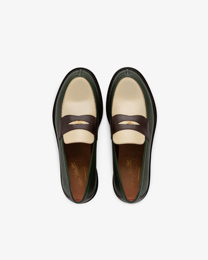 Aimé Leon Dore Premium - Queens Crest Loafer Green multi