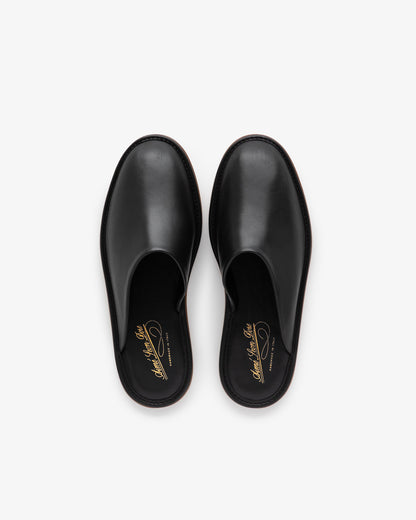 Aimé Leon Dore Sale - Leather Travel Slipper Black