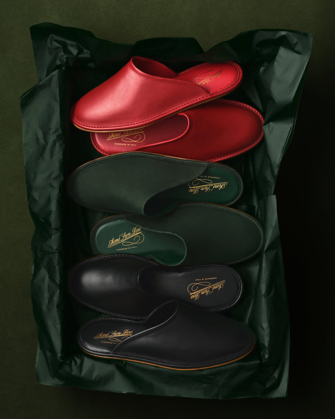Aimé Leon Dore New - Nubuck Travel Slipper Evening blue