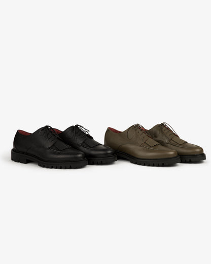 Aimé Leon Dore Special Offer - Leather Lug Sole Derby Grape leaf