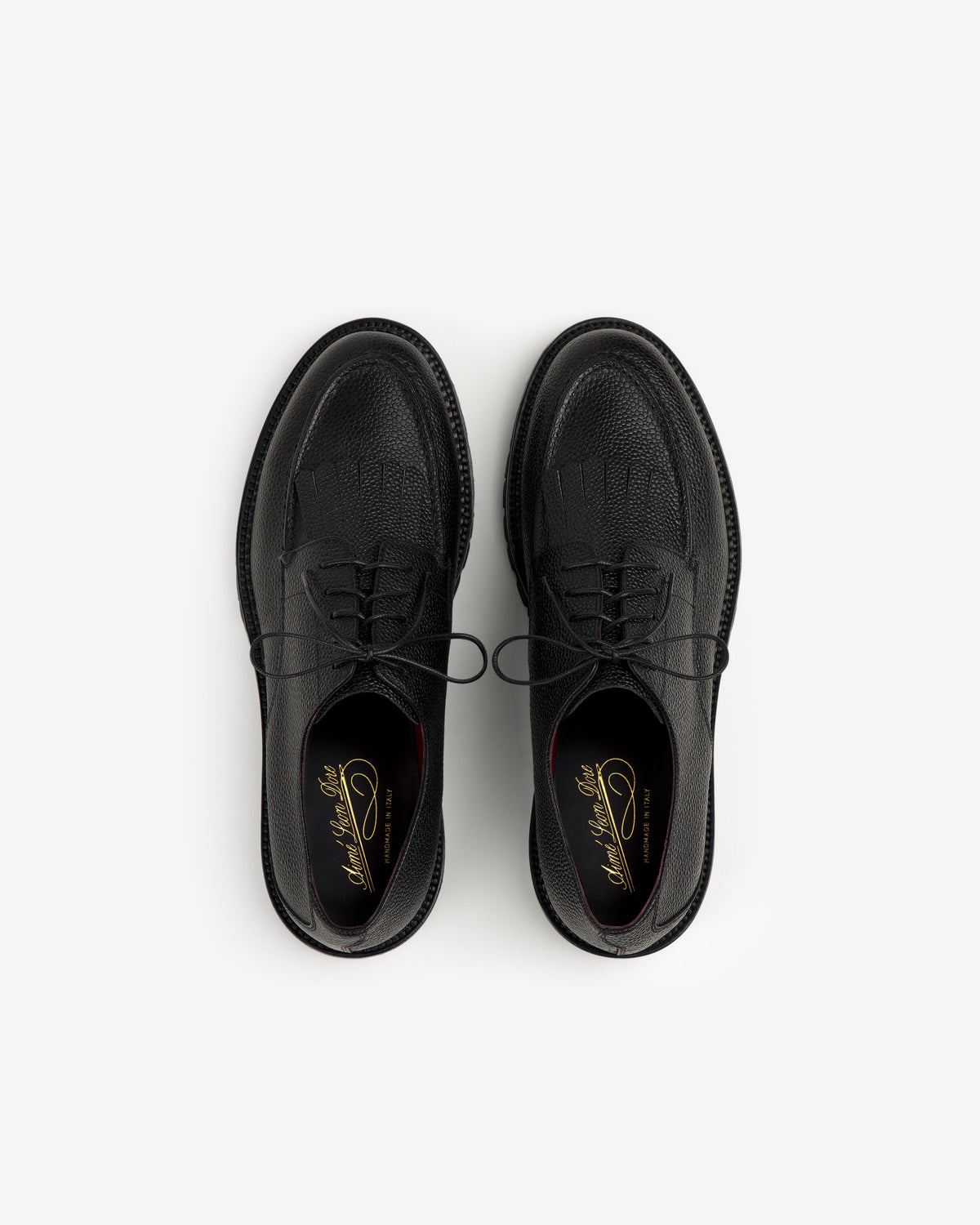 Aimé Leon Dore Signature - Leather Lug Sole Derby Black