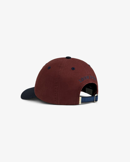 Aimé Leon Dore Recommended - Crest Shield Hat Cordovan / navy blazer