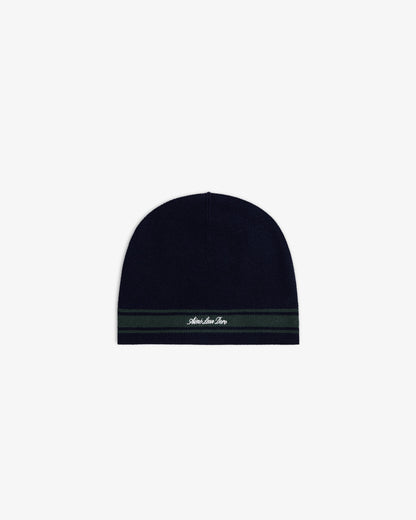 Aimé Leon Dore Quality - Stripe Knit Beanie Navy blazer