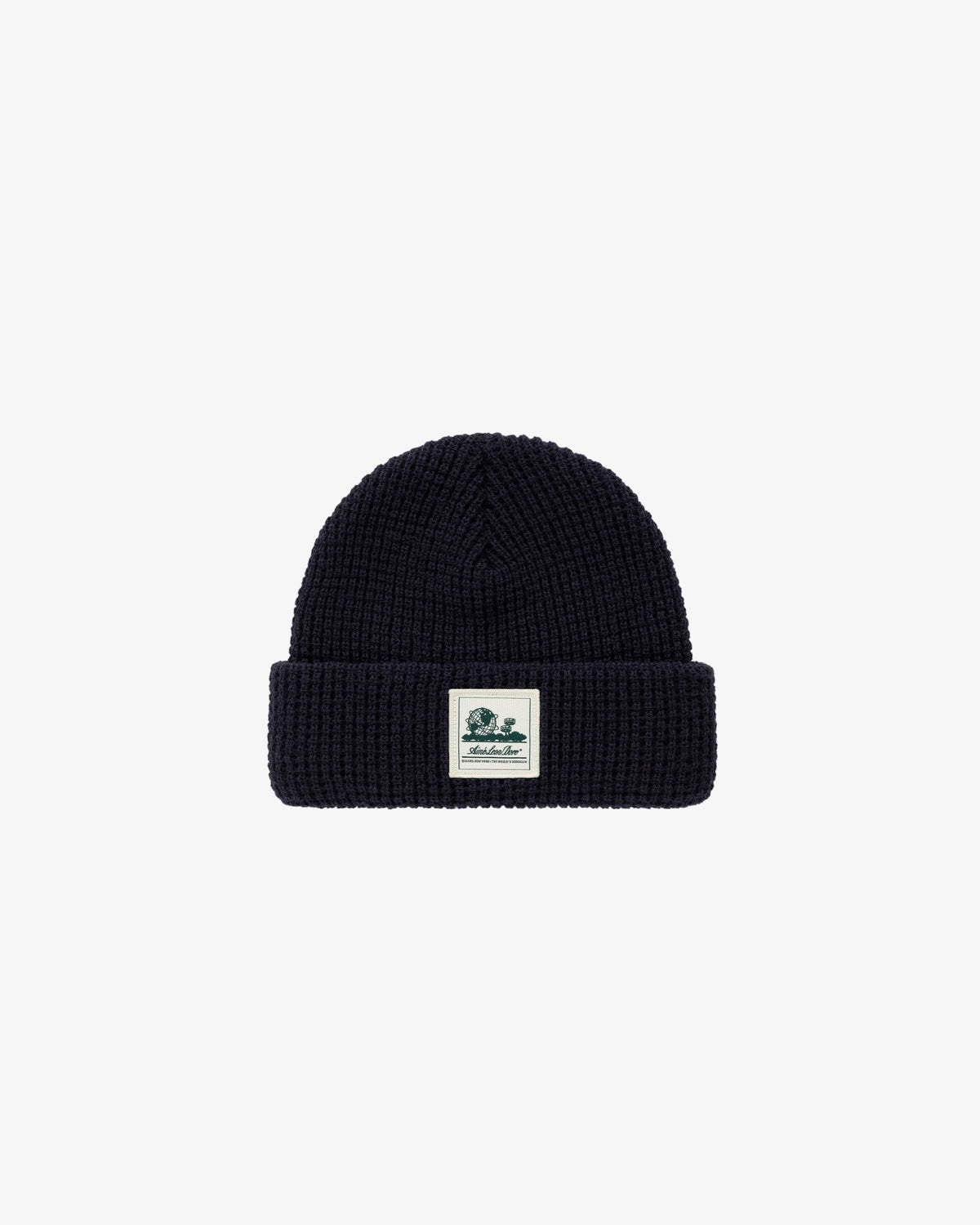 Aimé Leon Dore Sale - Waffle Knit Beanie Dark navy