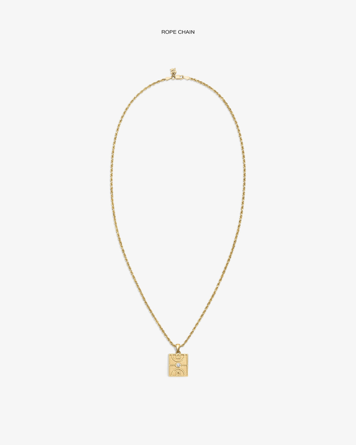 Aimé Leon Dore Everyday - 14Kt Gold Diamond Court Pendant Evening blue