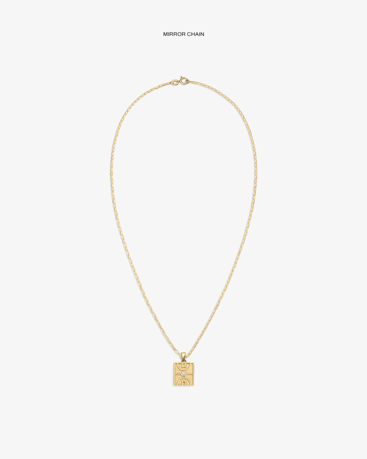Aimé Leon Dore Everyday - 14Kt Gold Diamond Court Pendant Evening blue