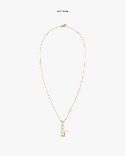 Aimé Leon Dore Deals - ALD / Technics 14Kt Gold Pendant Evening blue