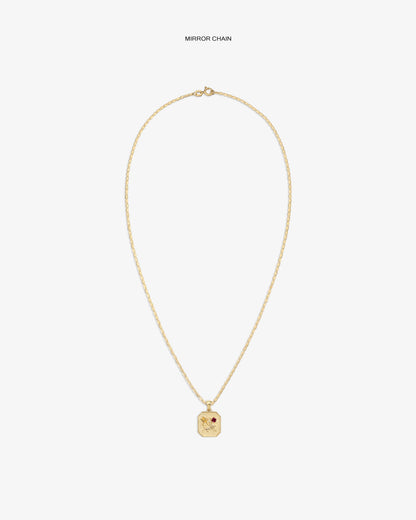 Aimé Leon Dore Smart Buy - 14Kt Gold Queens Crest Relief Pendant Evening blue