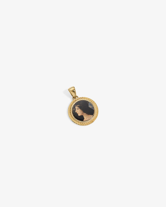Aimé Leon Dore Exclusive - 14Kt Gold Hera Pendant Evening blue