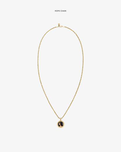 Aimé Leon Dore Exclusive - 14Kt Gold Hera Pendant Evening blue