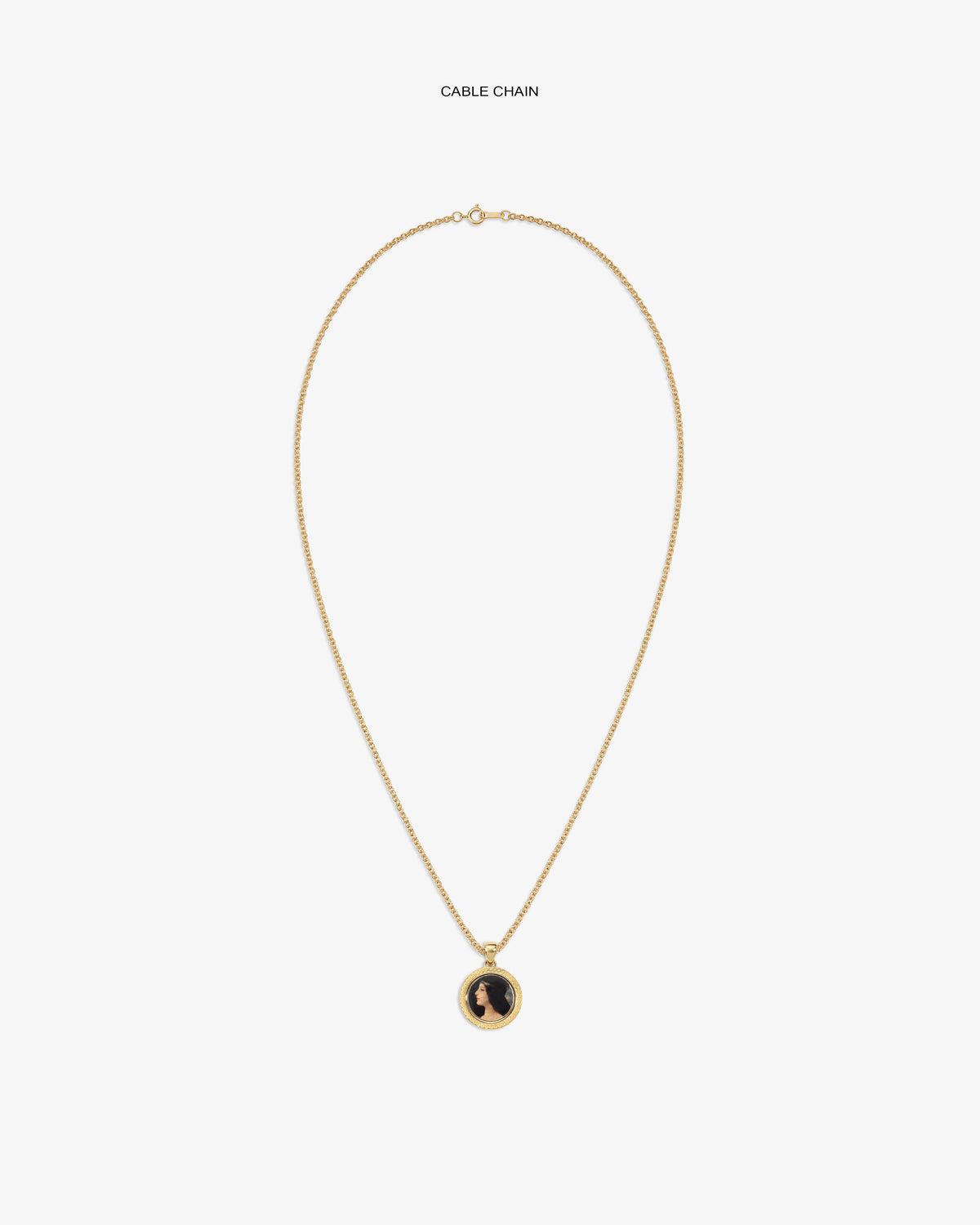 Aimé Leon Dore Exclusive - 14Kt Gold Hera Pendant Evening blue