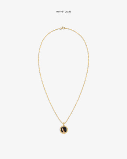Aimé Leon Dore Exclusive - 14Kt Gold Hera Pendant Evening blue