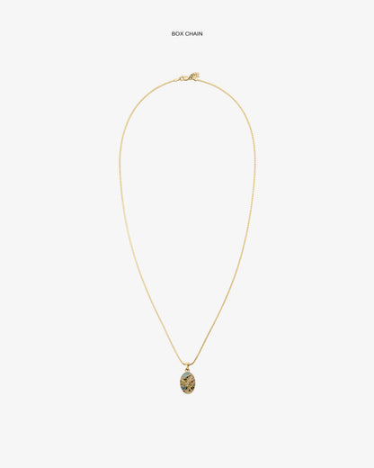 Aimé Leon Dore Premium - 14Kt Gold Molina Pendant Evening blue