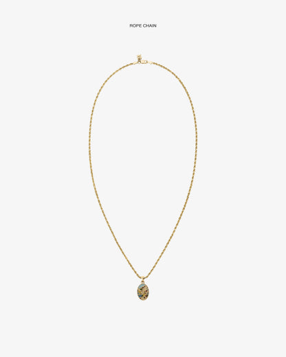 Aimé Leon Dore Premium - 14Kt Gold Molina Pendant Evening blue