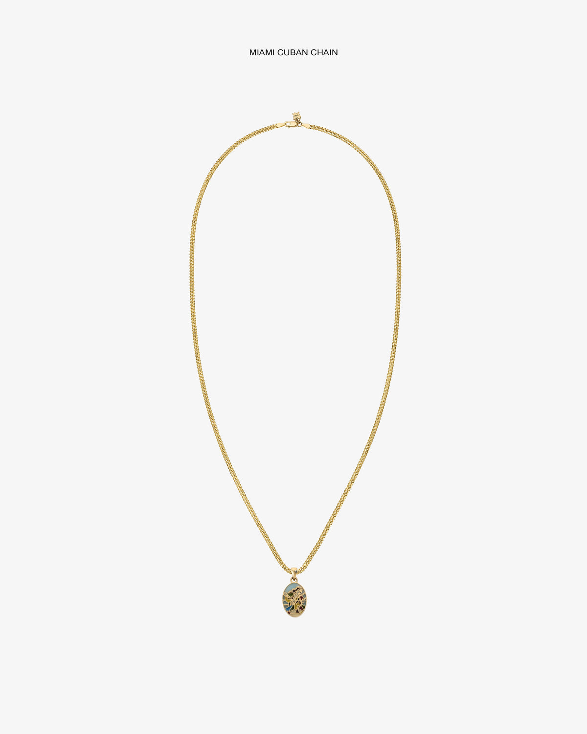 Aimé Leon Dore Premium - 14Kt Gold Molina Pendant Evening blue