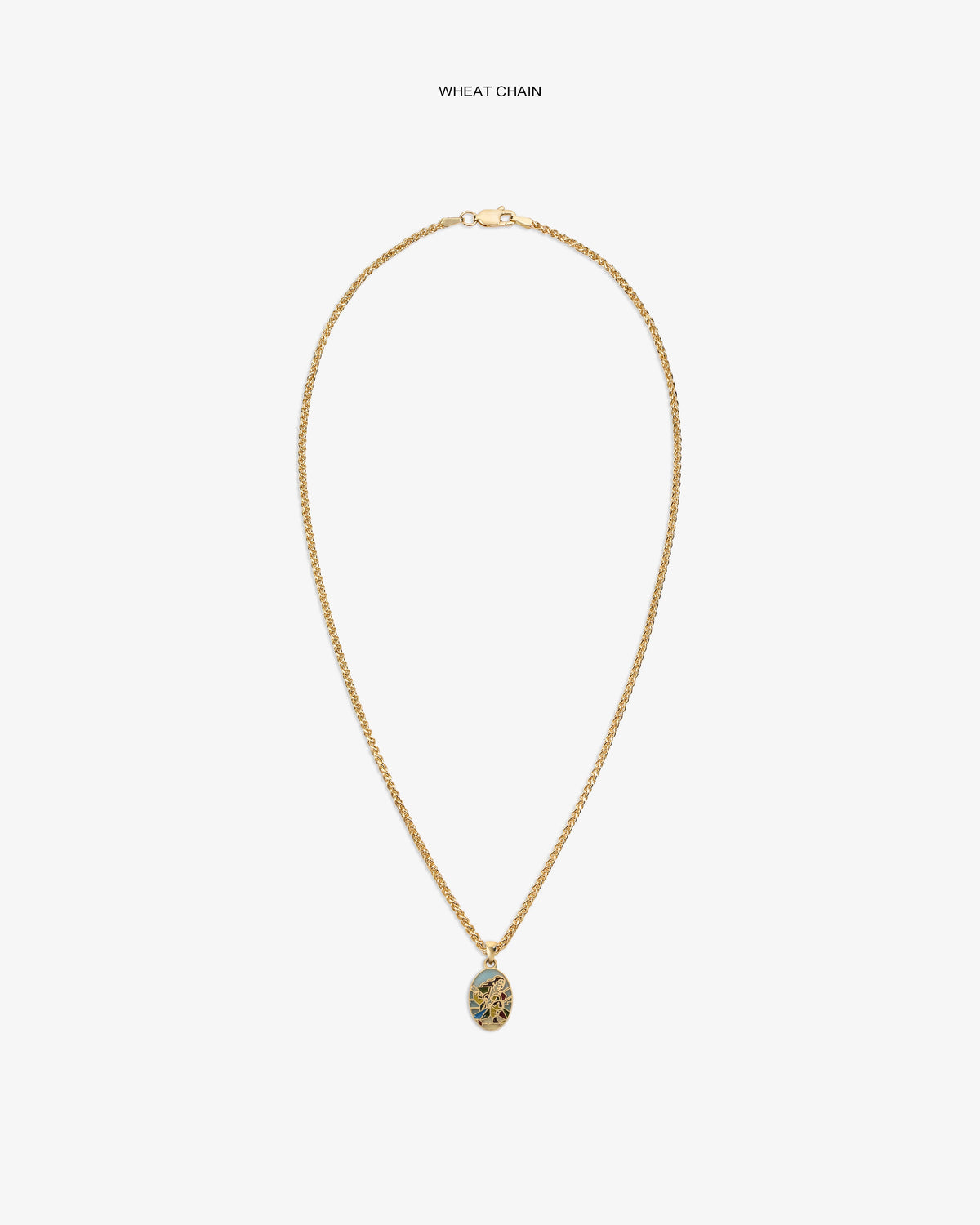 Aimé Leon Dore Premium - 14Kt Gold Molina Pendant Evening blue