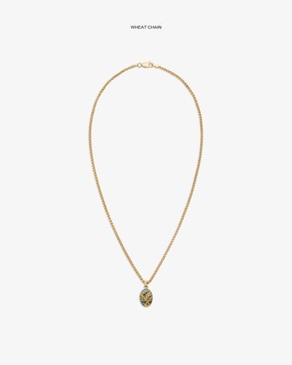 Aimé Leon Dore Premium - 14Kt Gold Molina Pendant Evening blue