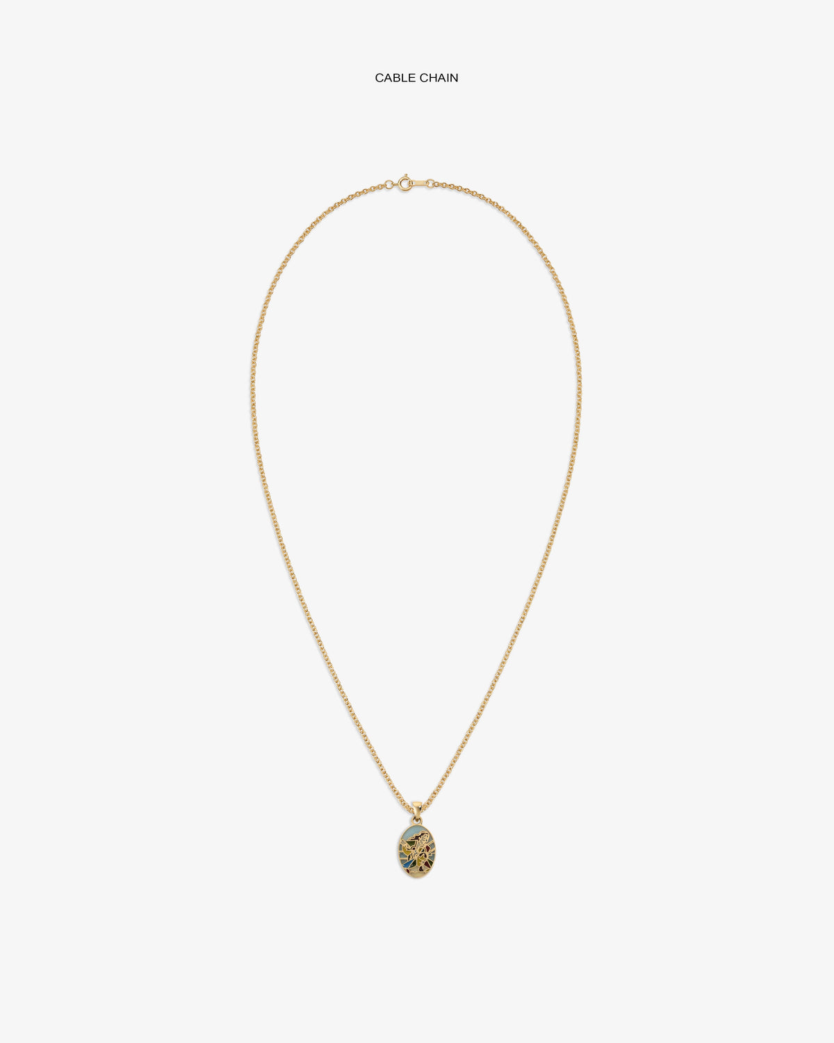 Aimé Leon Dore Premium - 14Kt Gold Molina Pendant Evening blue