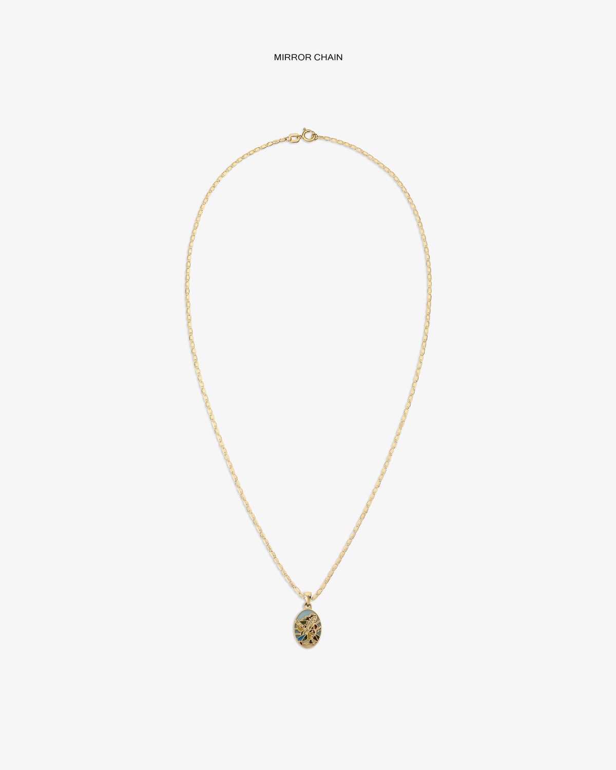 Aimé Leon Dore Premium - 14Kt Gold Molina Pendant Evening blue