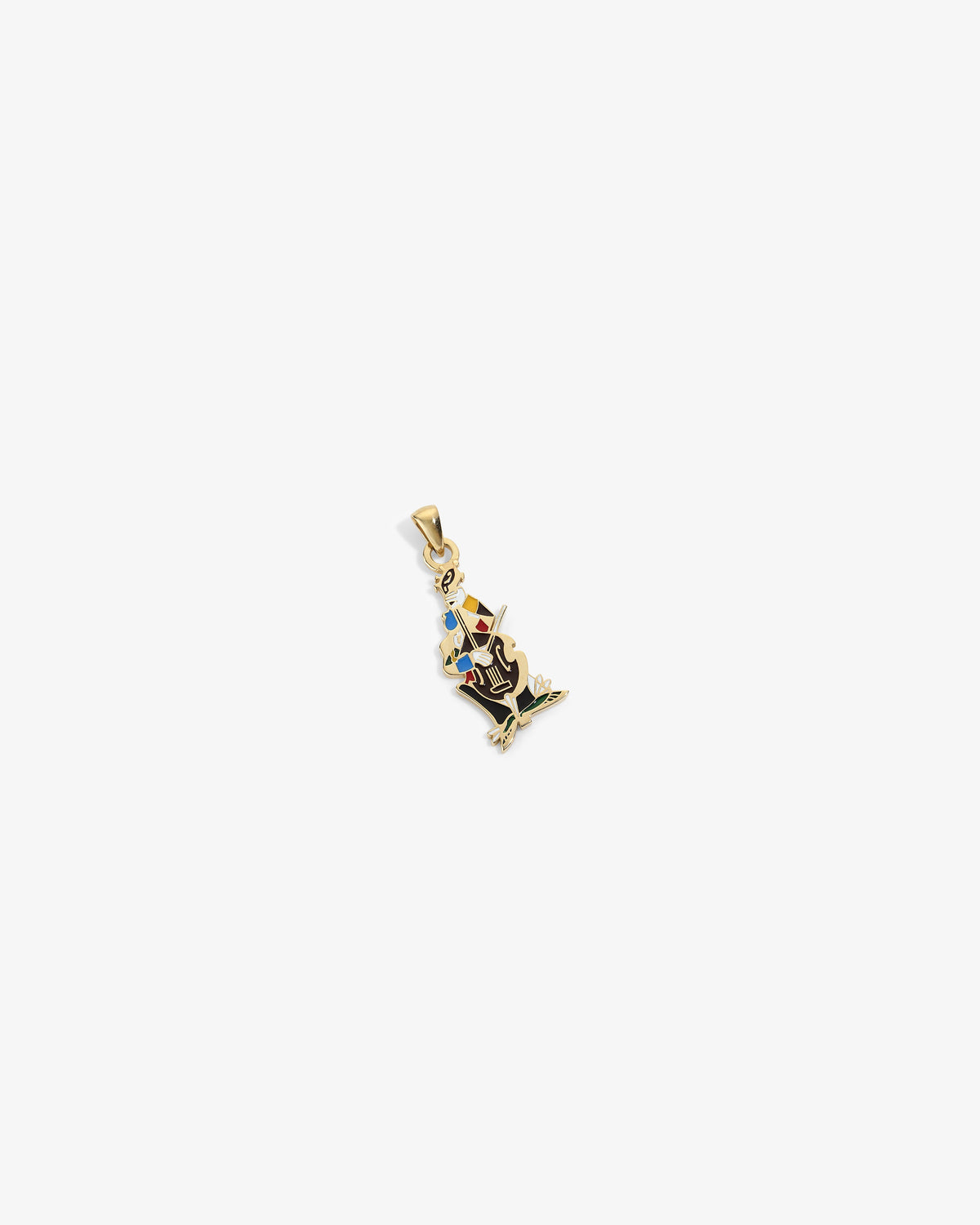 Aimé Leon Dore Premium - 14Kt Gold Musician Pendant Evening blue