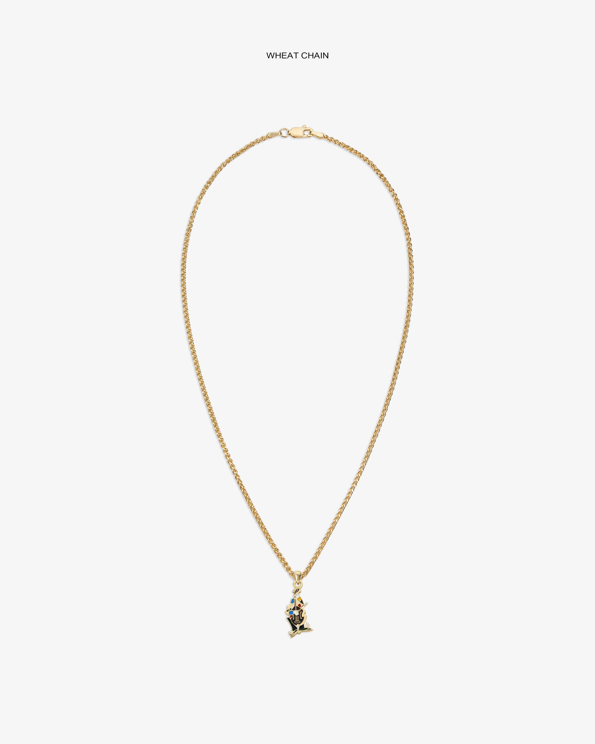 Aimé Leon Dore Premium - 14Kt Gold Musician Pendant Evening blue