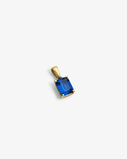 Aimé Leon Dore Special Offer - 14Kt Gold Gemstone Pendant Evening blue