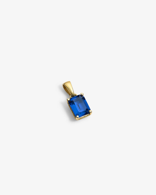 Aimé Leon Dore Special Offer - 14Kt Gold Gemstone Pendant Evening blue