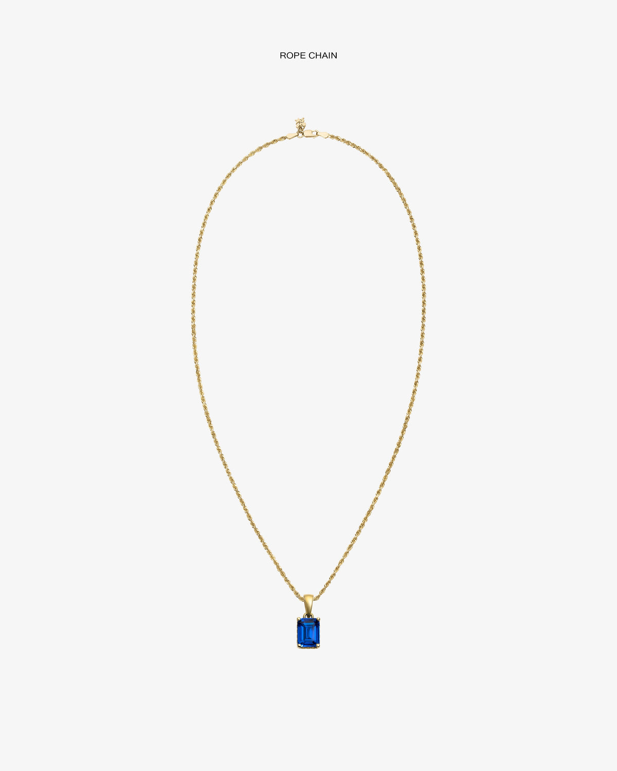 Aimé Leon Dore Special Offer - 14Kt Gold Gemstone Pendant Evening blue
