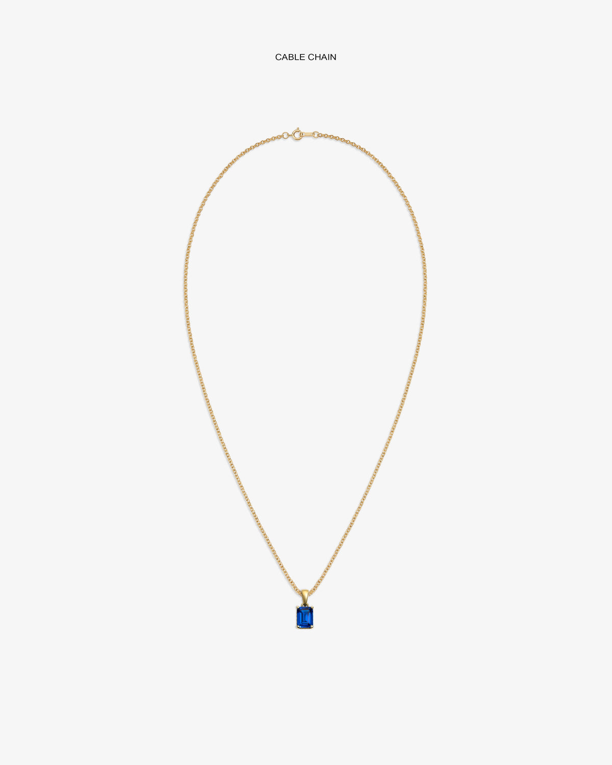Aimé Leon Dore Special Offer - 14Kt Gold Gemstone Pendant Evening blue