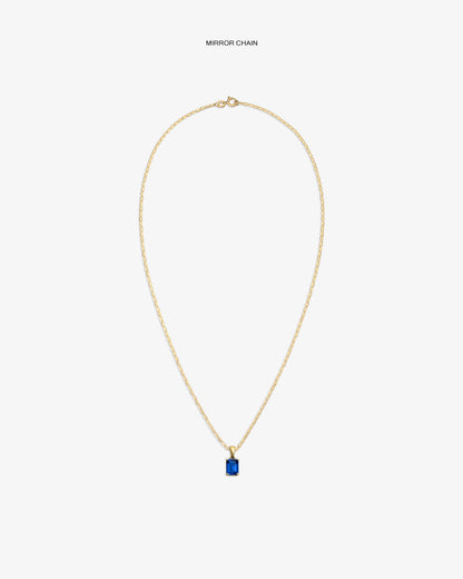 Aimé Leon Dore Special Offer - 14Kt Gold Gemstone Pendant Evening blue