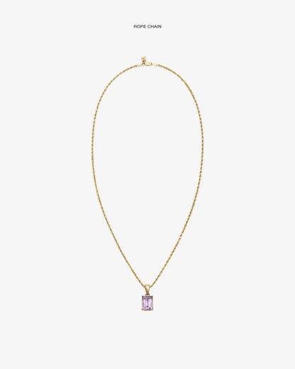 Aimé Leon Dore Everyday - 14Kt Gold Gemstone Pendant Evening blue