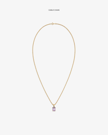 Aimé Leon Dore Everyday - 14Kt Gold Gemstone Pendant Evening blue