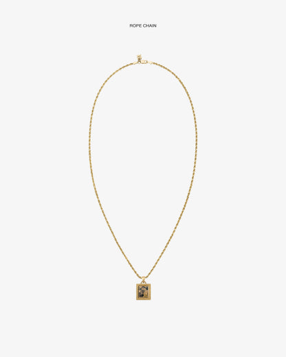 Aimé Leon Dore Smart Buy - 14Kt Gold Mytilene Pendant Evening blue