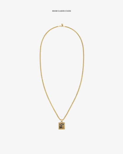 Aimé Leon Dore Smart Buy - 14Kt Gold Mytilene Pendant Evening blue