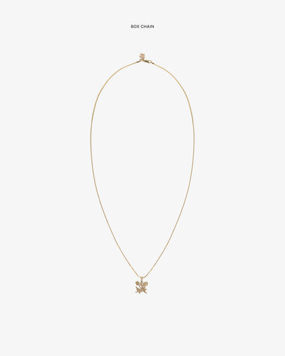 Aimé Leon Dore Trending - 14Kt Gold Pendant Evening blue